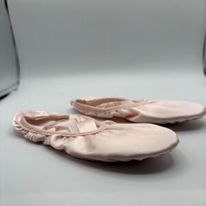 Stelle‎ Girls Pink Satin Split Sole Ballet Dance Shoes Slippers Size 11ML NEW